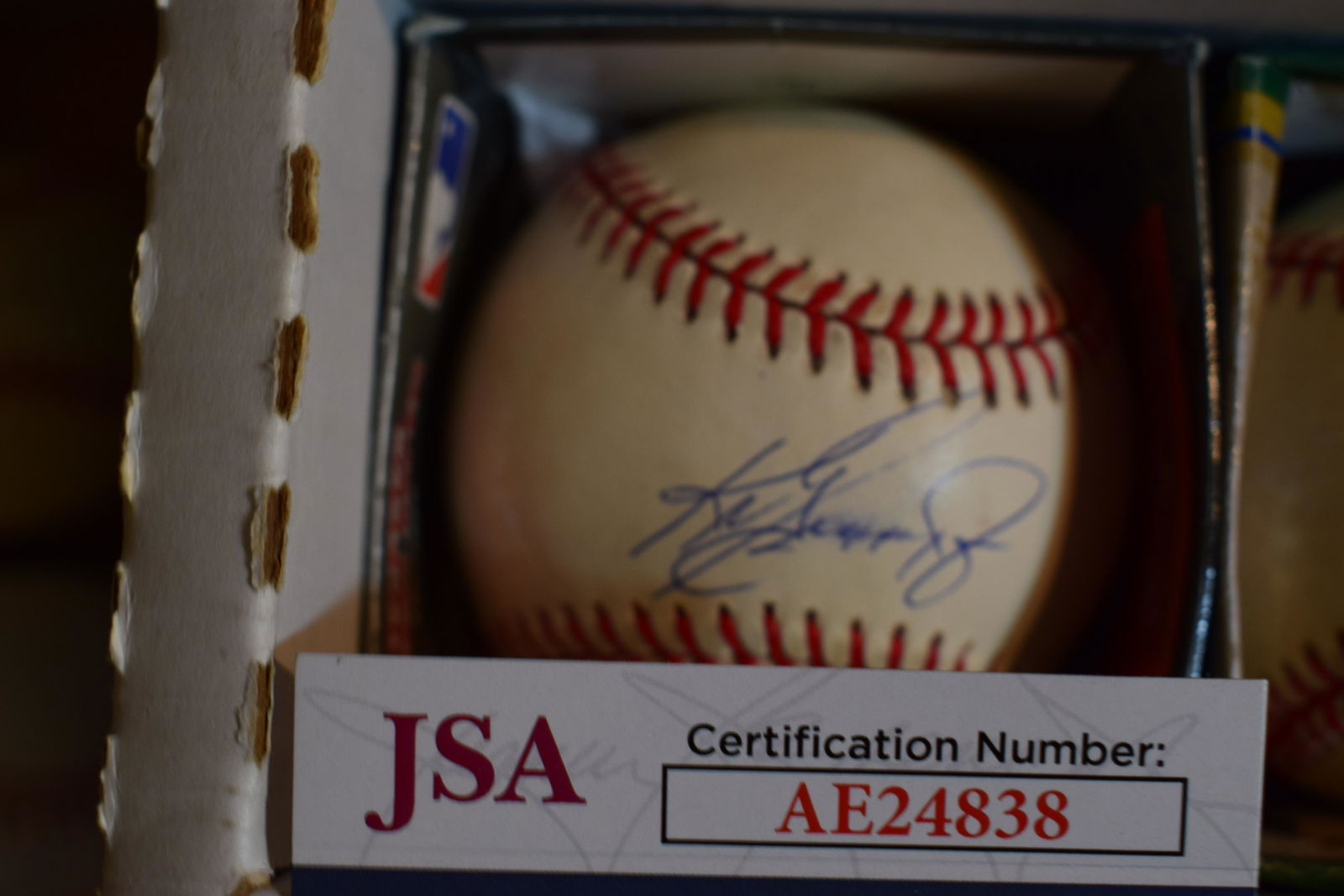 Ken Griffey Jr 500 Home Run hitter signed baseball W/ JSA (1 of 1)