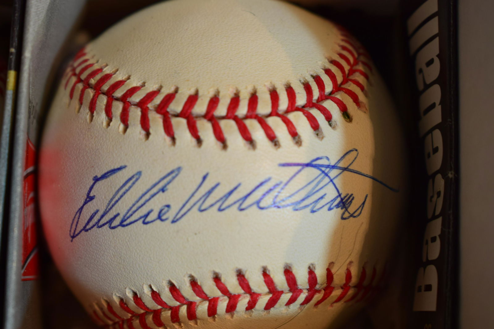 Eddie Matthews 500 Home Run hitter signed baseball (1 of 1)