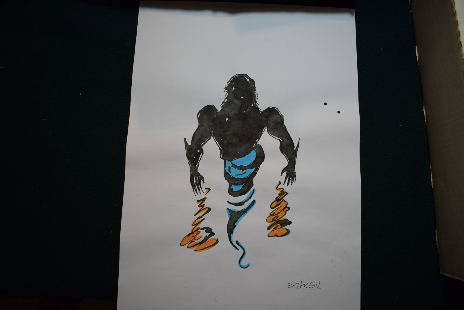 Banksy color original painting on 11x14 heavy paper stock: Original hand-painted piece from the British Street Artist. Very cool. All signed lots come with the COA provided, or CSA LLC can issue a company COA if requested by the buyer.