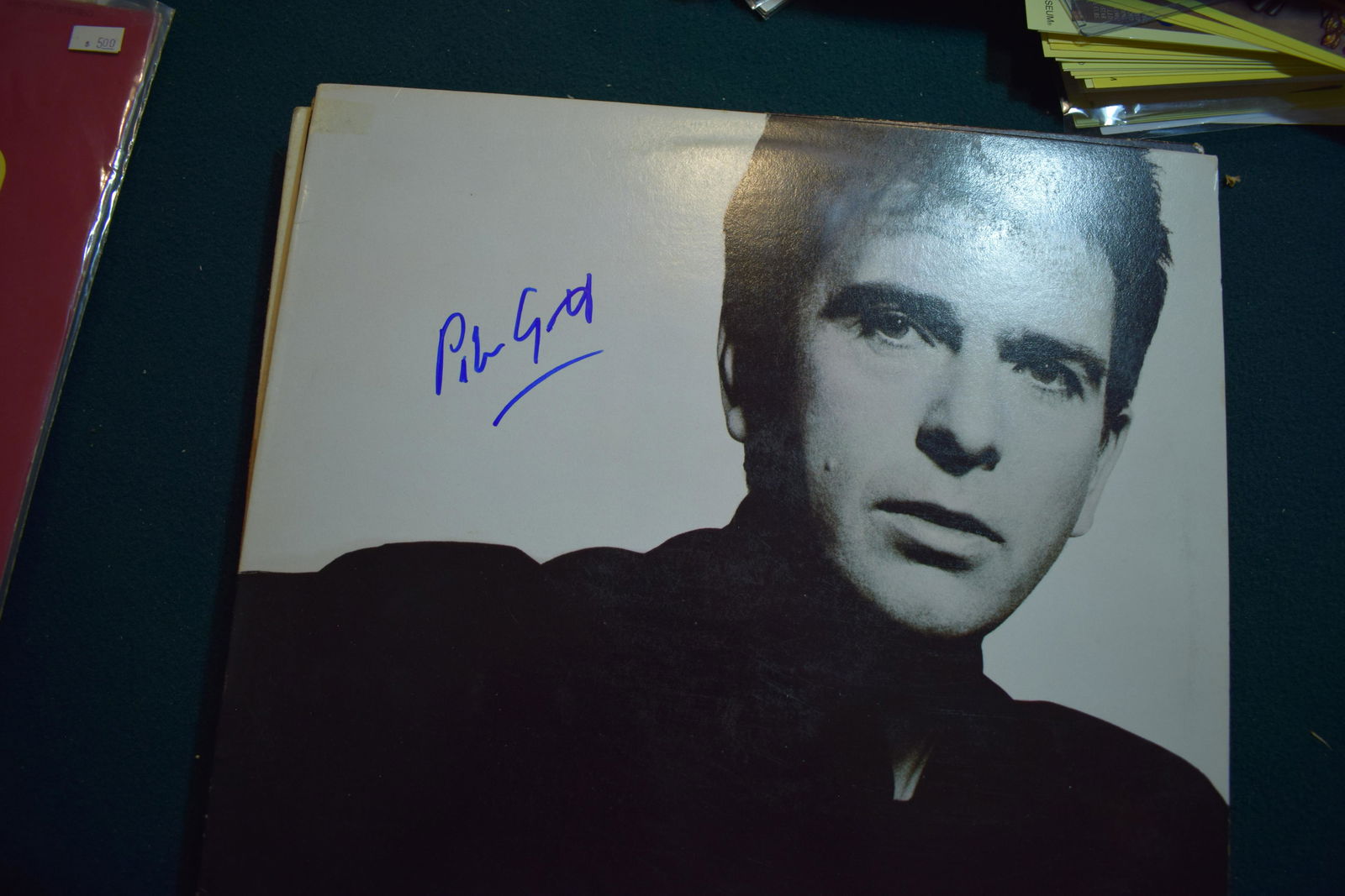 Peter Gabriel SO signed vinyl record cover w original record w COA (1 of 1)