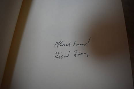 Richard Ramirez SERIAL KILLER signed book: Part of a larger collection of signed books we have taken on, from sports, politics to authors signed items. As pictured, this is signed and a welcome add to any collection.