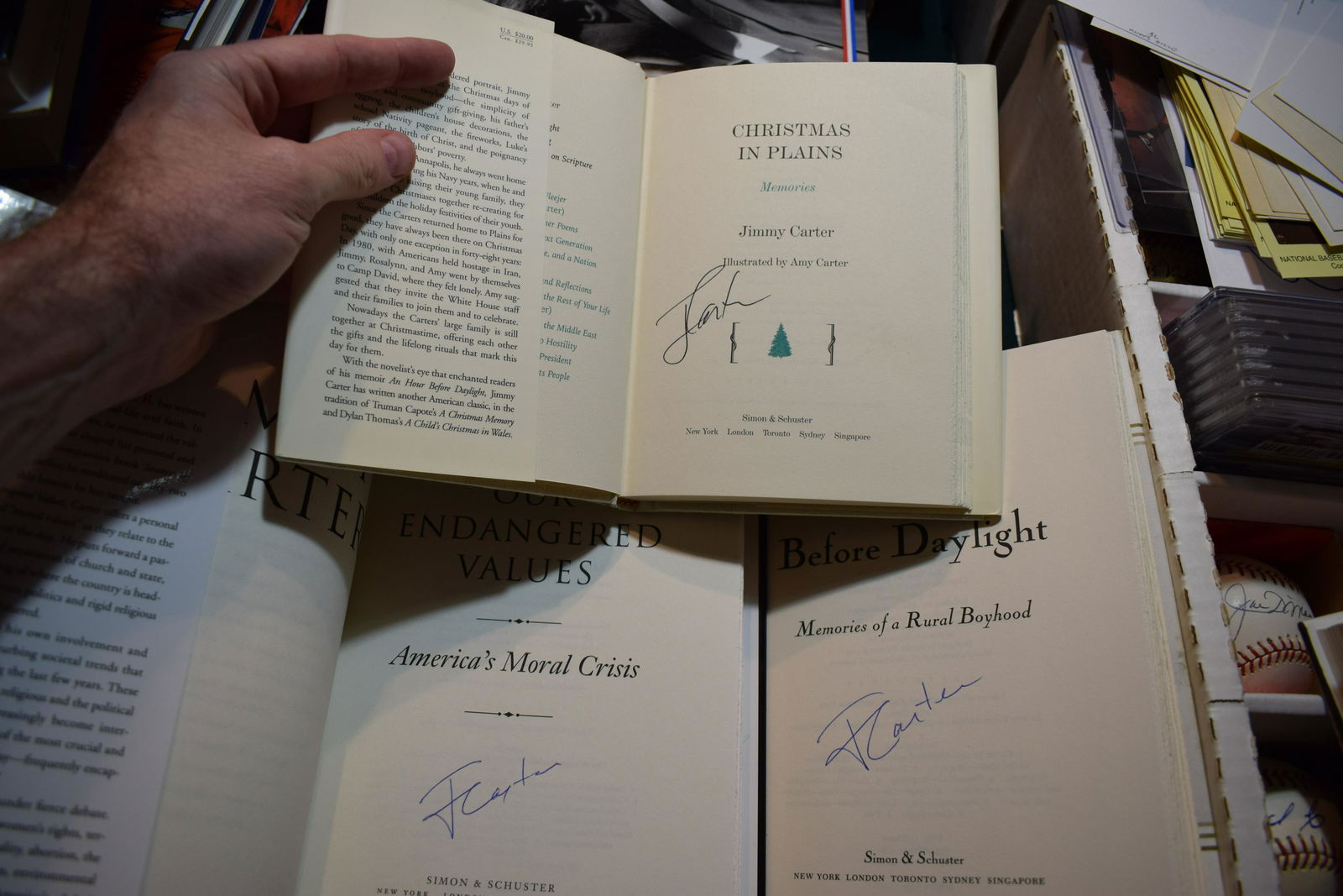 signed books lot of 3  Jimmy Carter #1 (1 of 1)