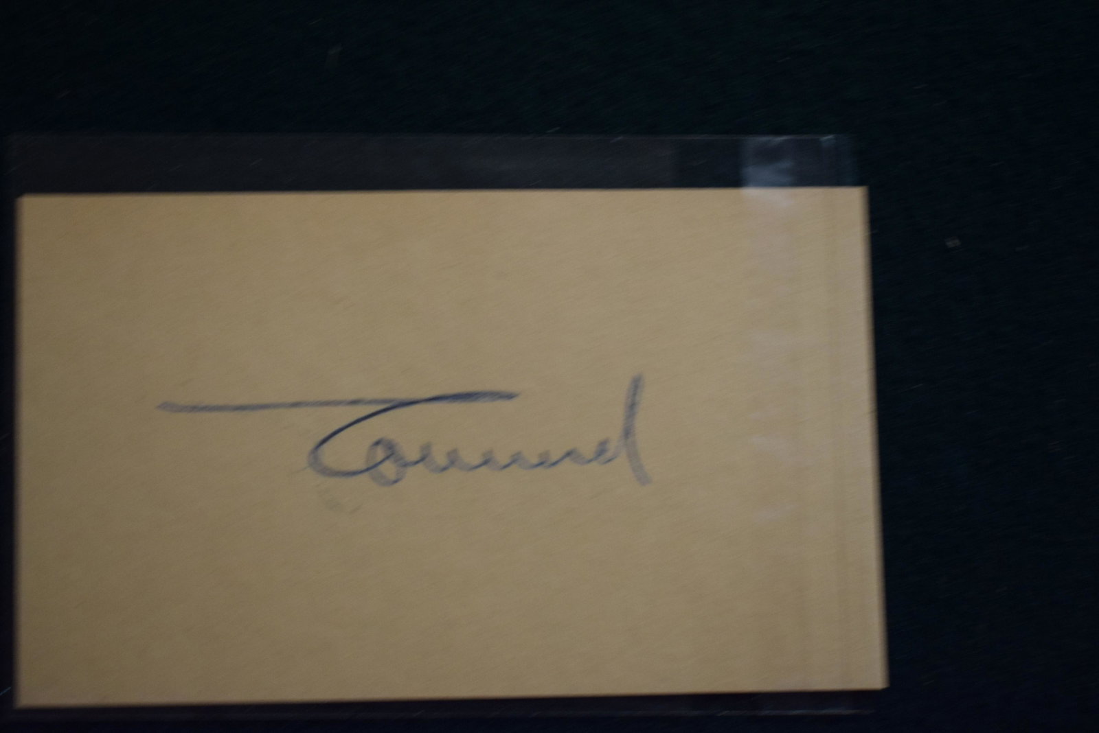 Erwin Rommel signed 3x5 paper w COA (1 of 1)