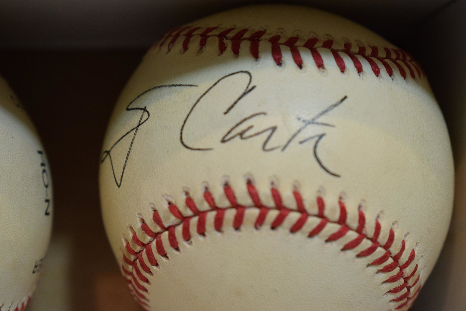President  Jimmy Carter SIGNED baseball (1 of 1)