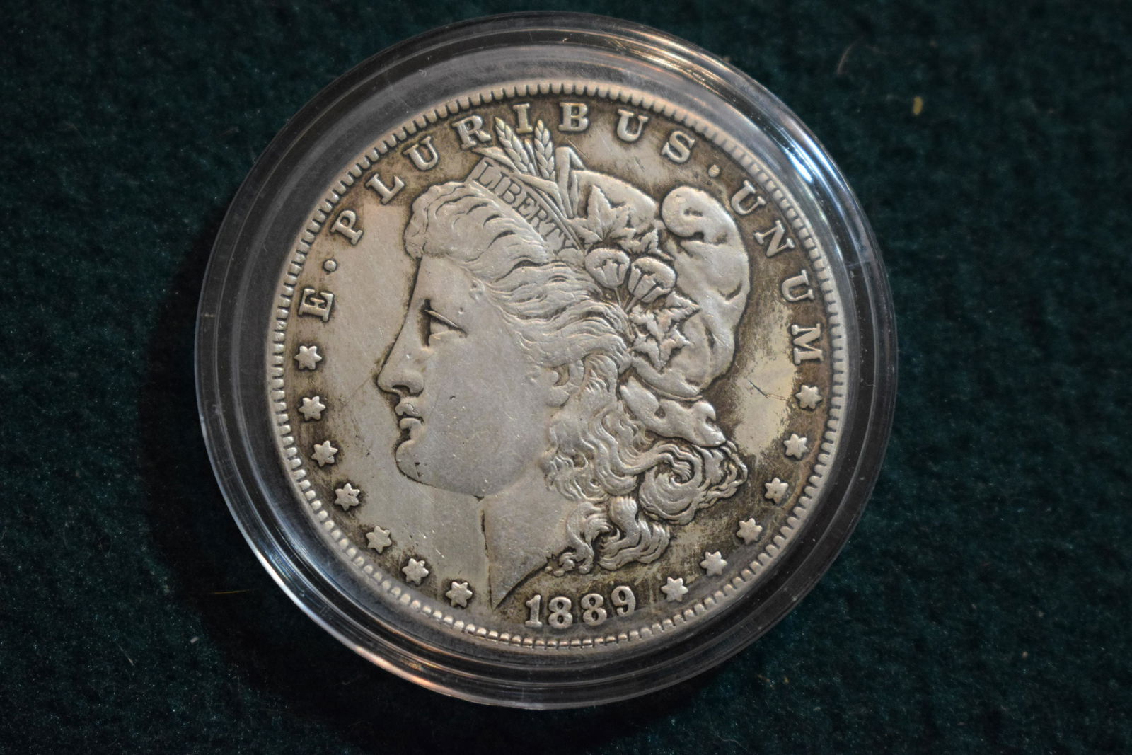 1889cc Morgan Silver Dollar (1 of 1)