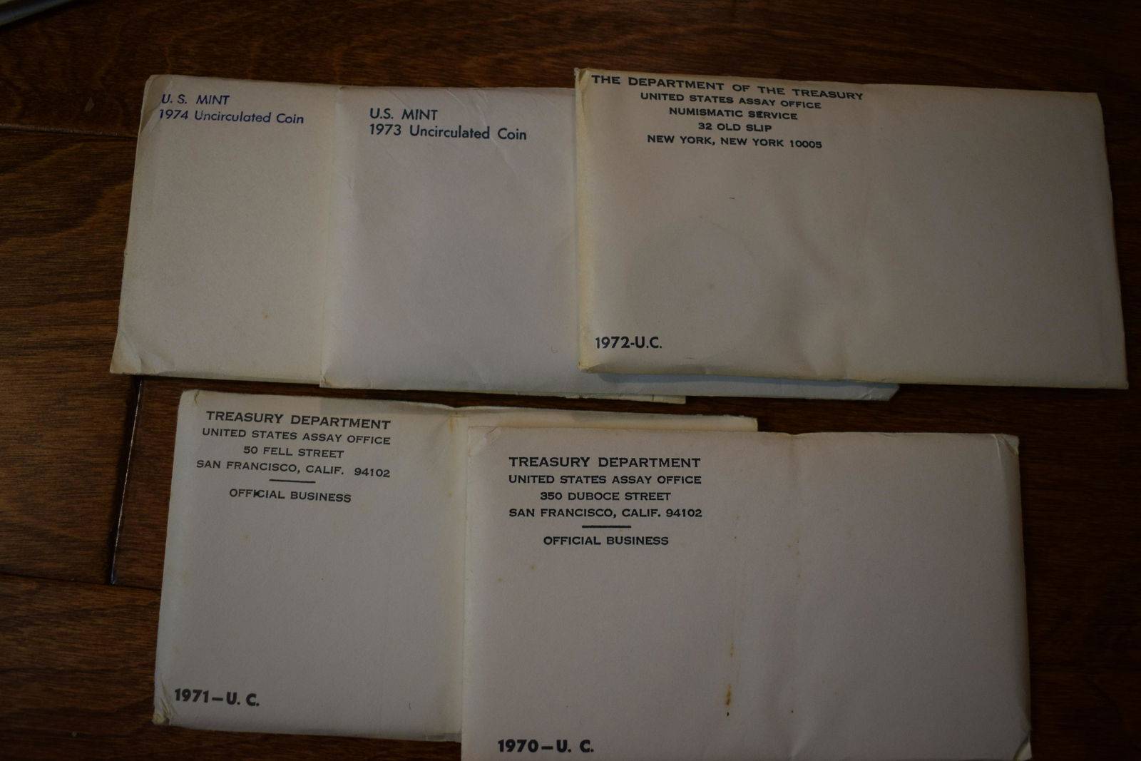 1970-1974 uncirculated Mint sets (1 of 1)