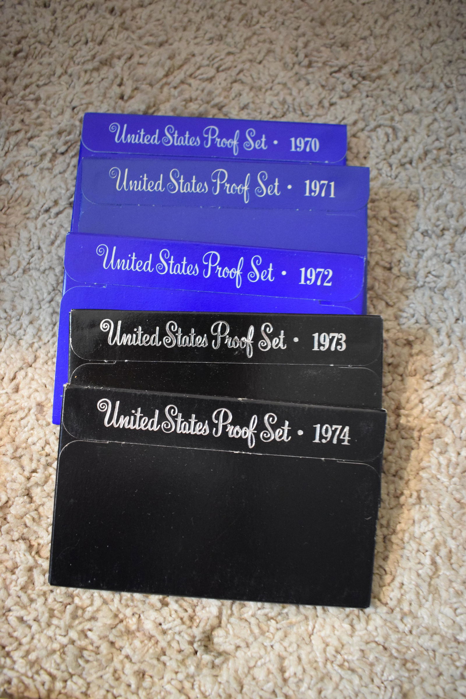 1970-74 uncirculated proof sets lot (1 of 1)