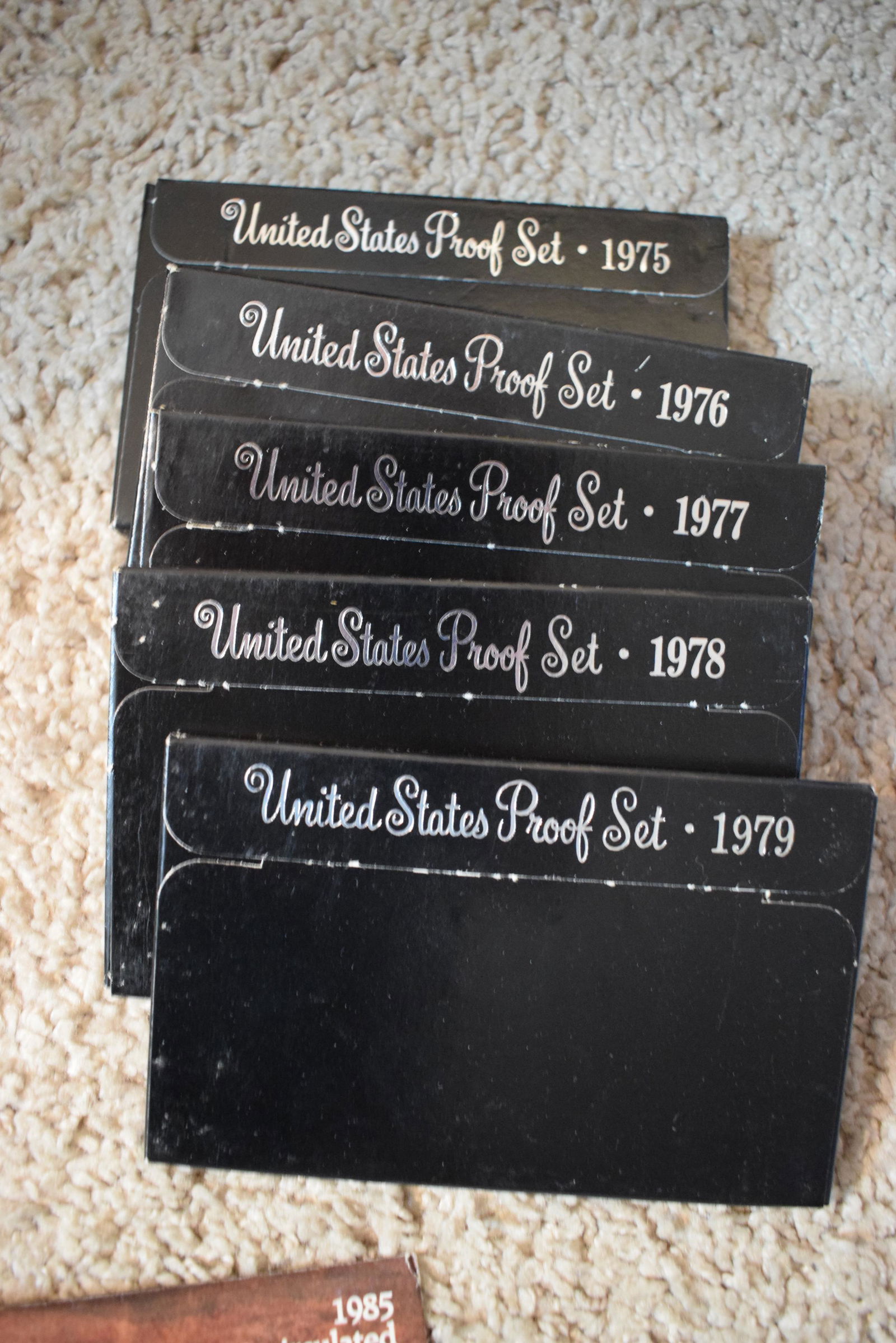 1975-79 uncirculated proof sets lot (1 of 1)