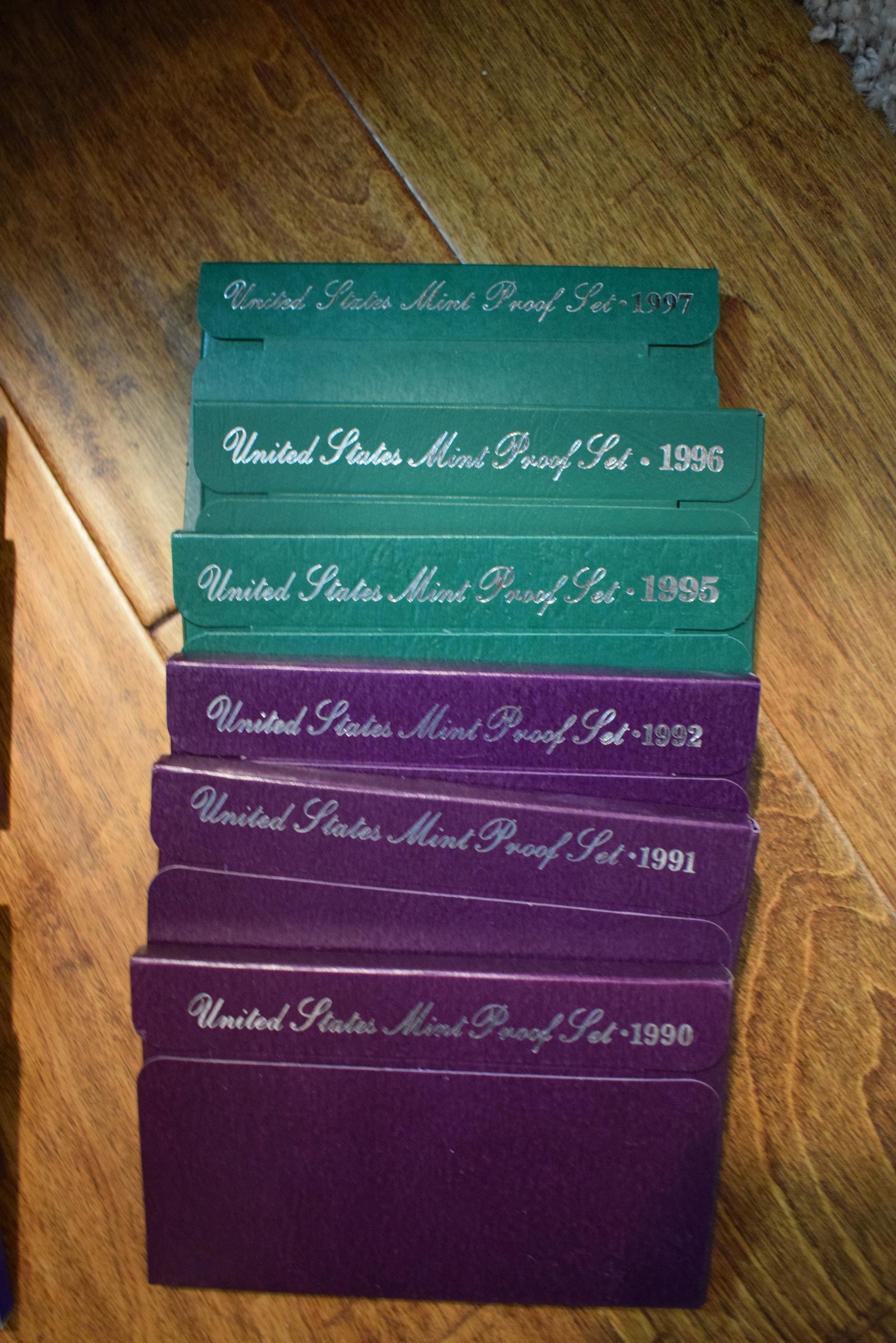 1990-97 uncirculated proof sets lot (1 of 1)