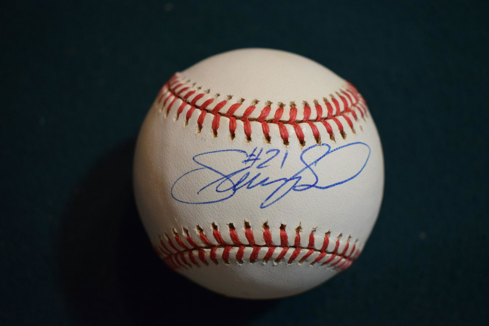 Sammy Sosa signed baseball (1 of 1)