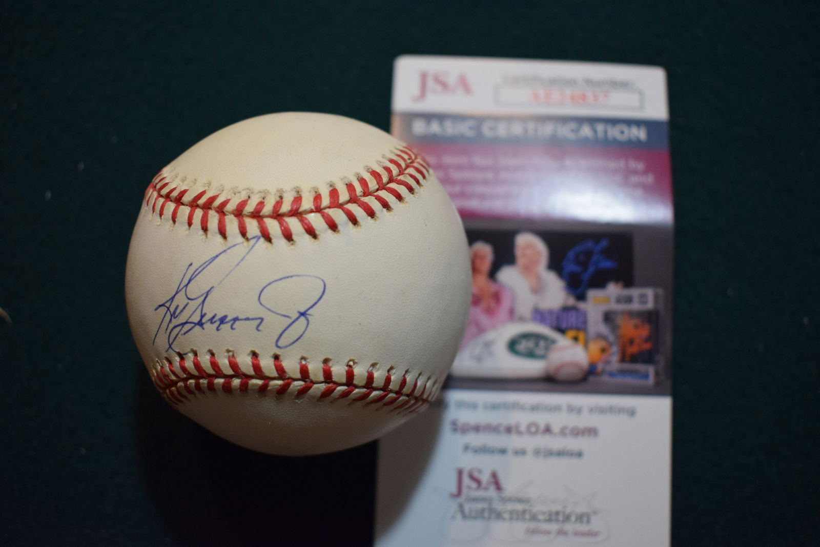 Ken Griffey Jr signed baseball w JSA (1 of 1)