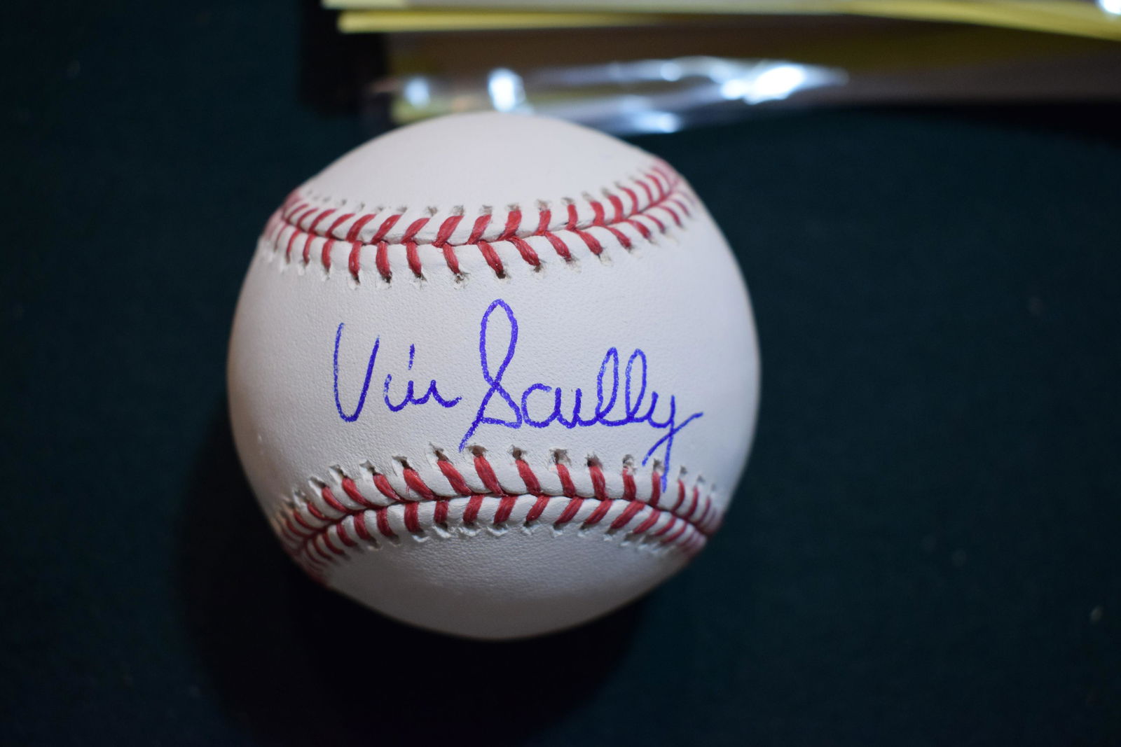 Vin Scully signed baseball w COA (1 of 1)