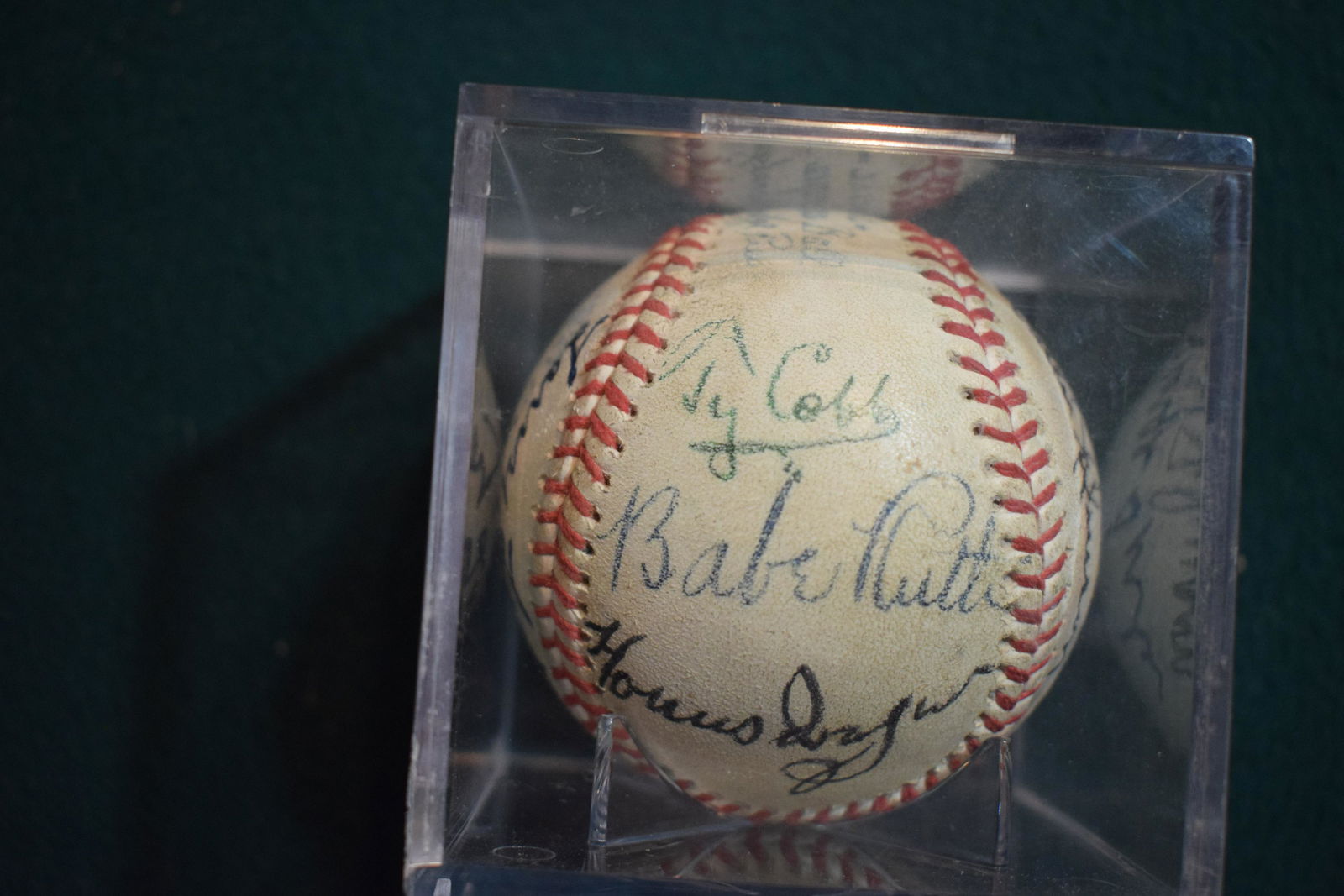 1939 Hall of Fame induction signed by 11 baseball w COA (1 of 6)