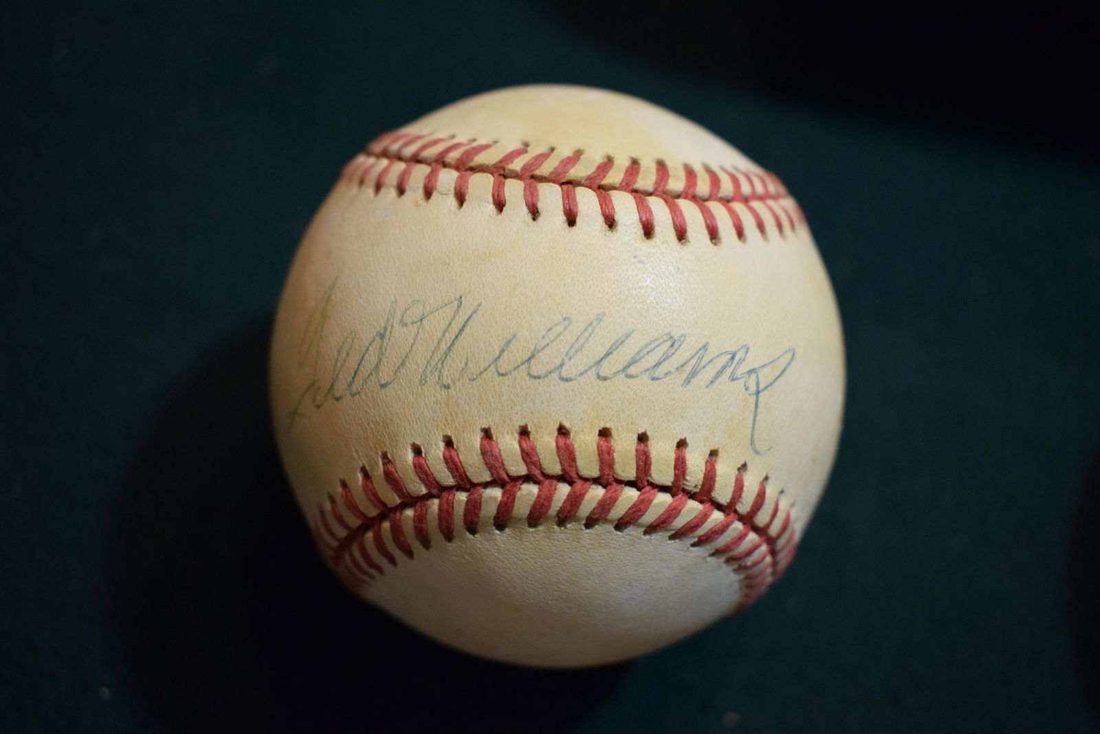 Ted Williams signed Baseball  w Upper Deck Authentic hologram (1 of 1)