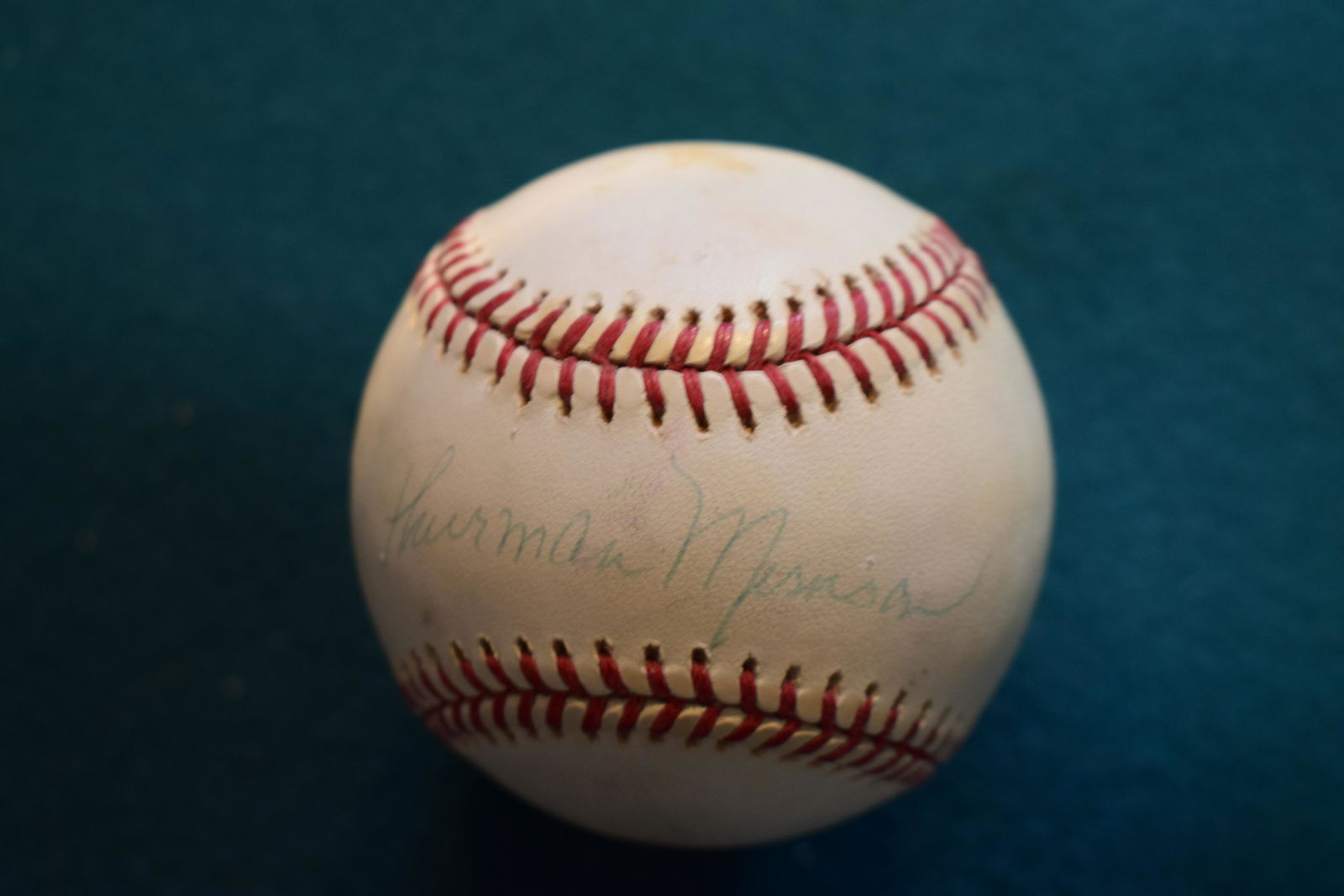 Thurman Munson signed 1979 All Star baseball w COA (1 of 2)