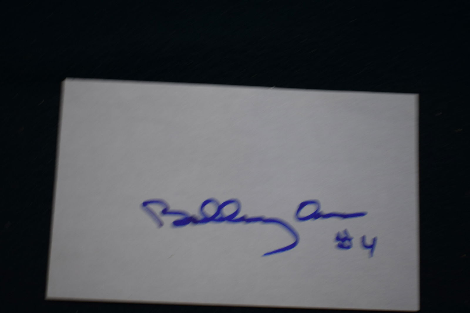 Bobby Orr hockey HOF signed 3x5 index card (1 of 1)