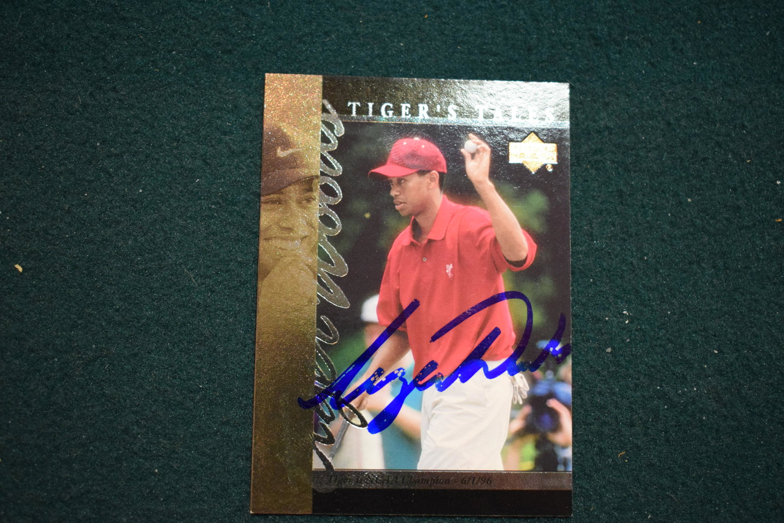 2000 Upper Deck Tiger Woods signed TT8 card (1 of 1)