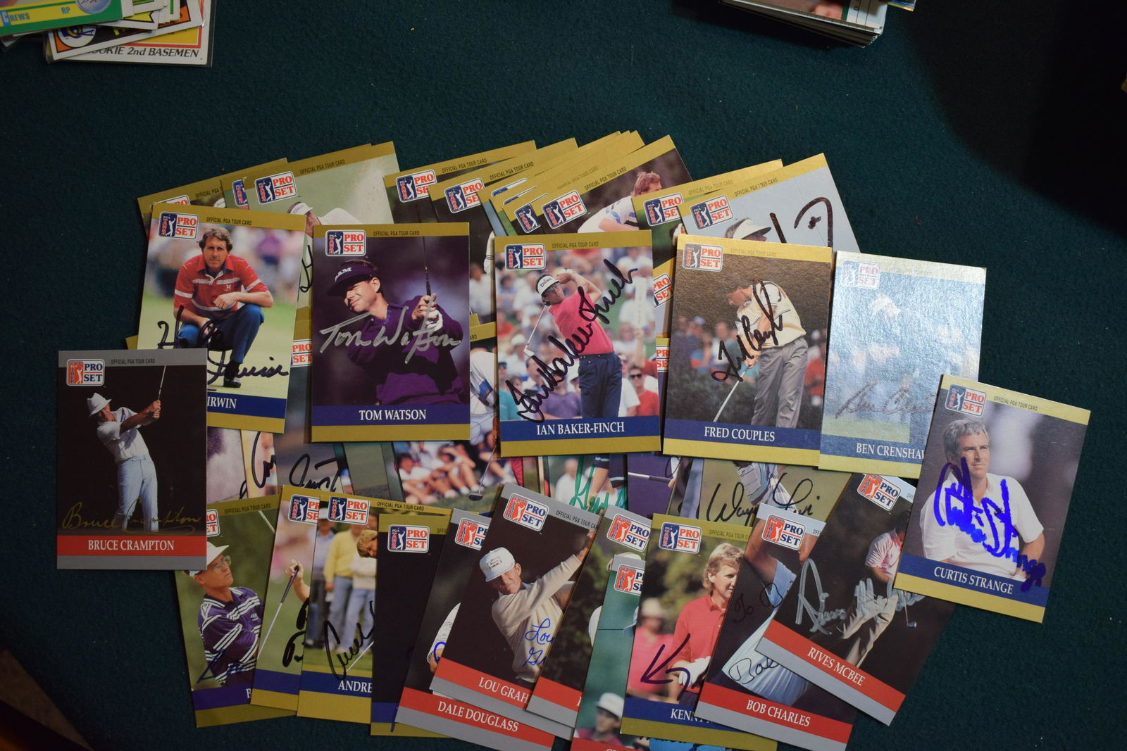 1990 Pro Set golf signed lot of 50 different (1 of 1)