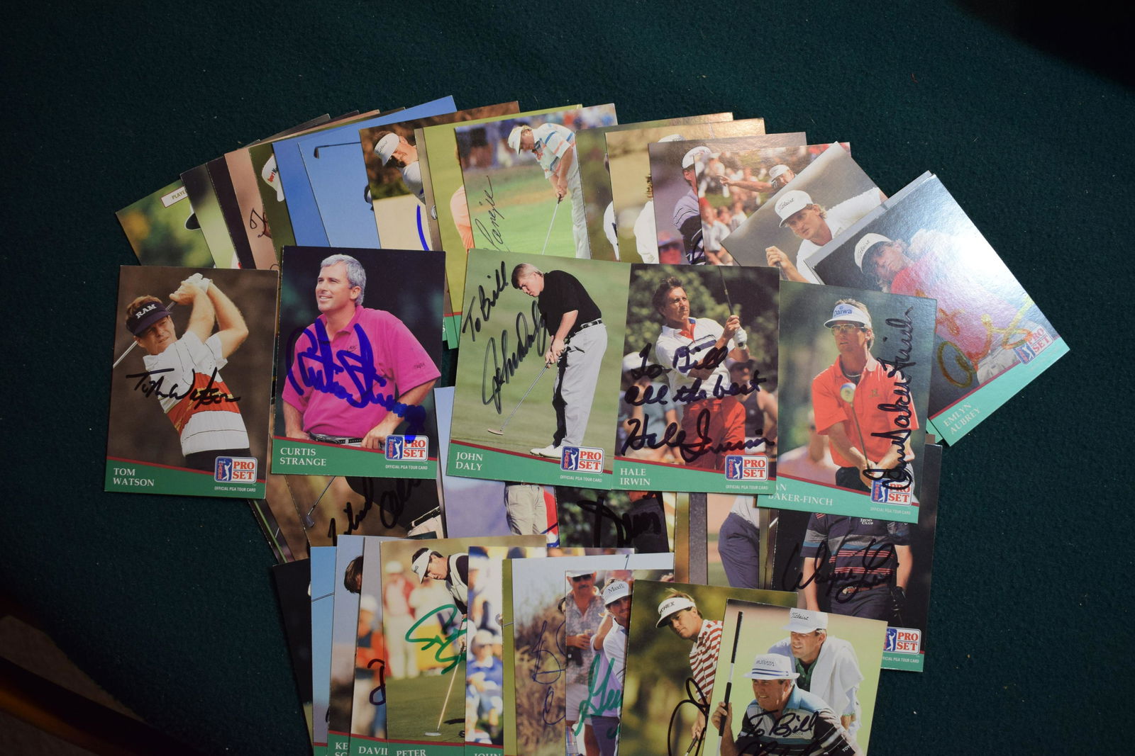 1991 Pro Set golf signed lot of 50 different (1 of 1)
