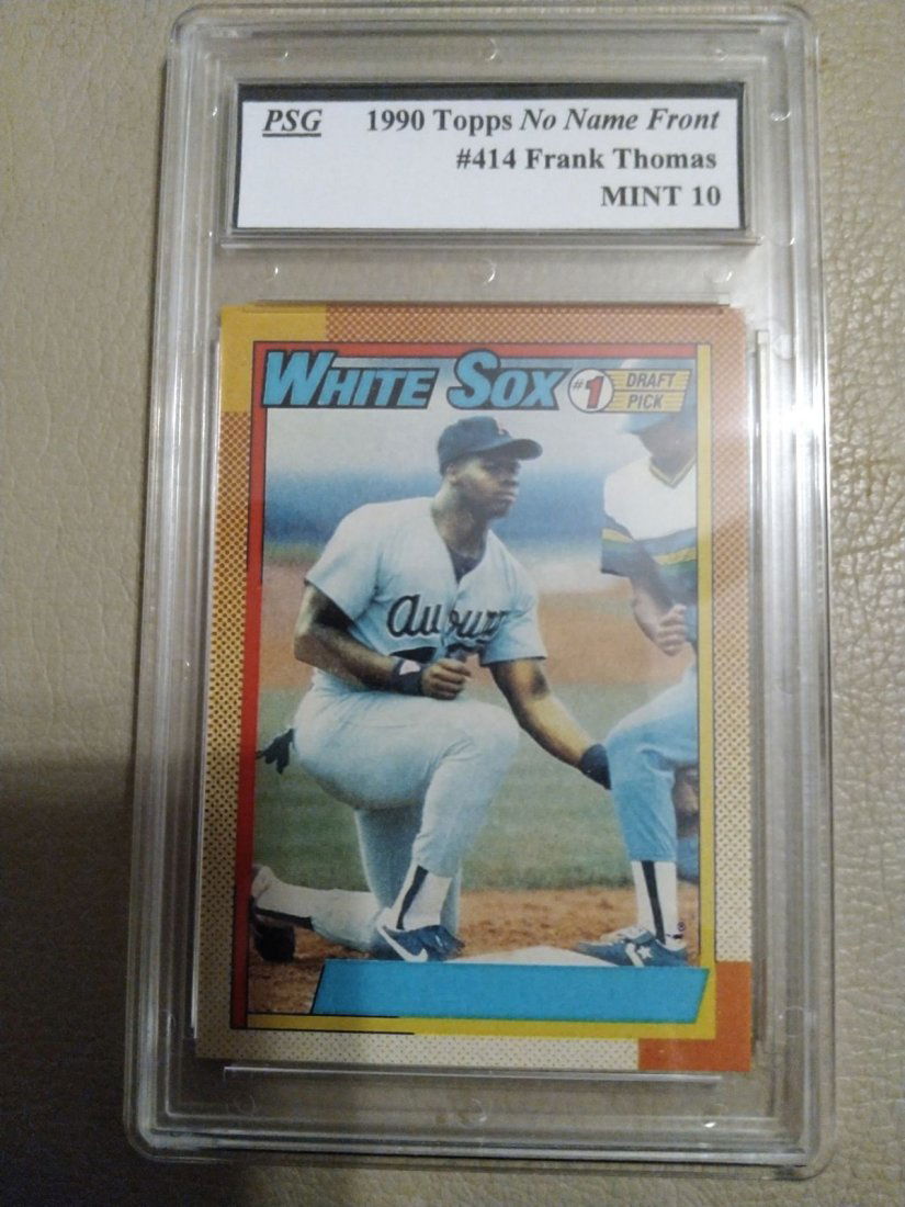 1990 Topps Frank Thomas error NNOF  PCS 10 (1 of 2)