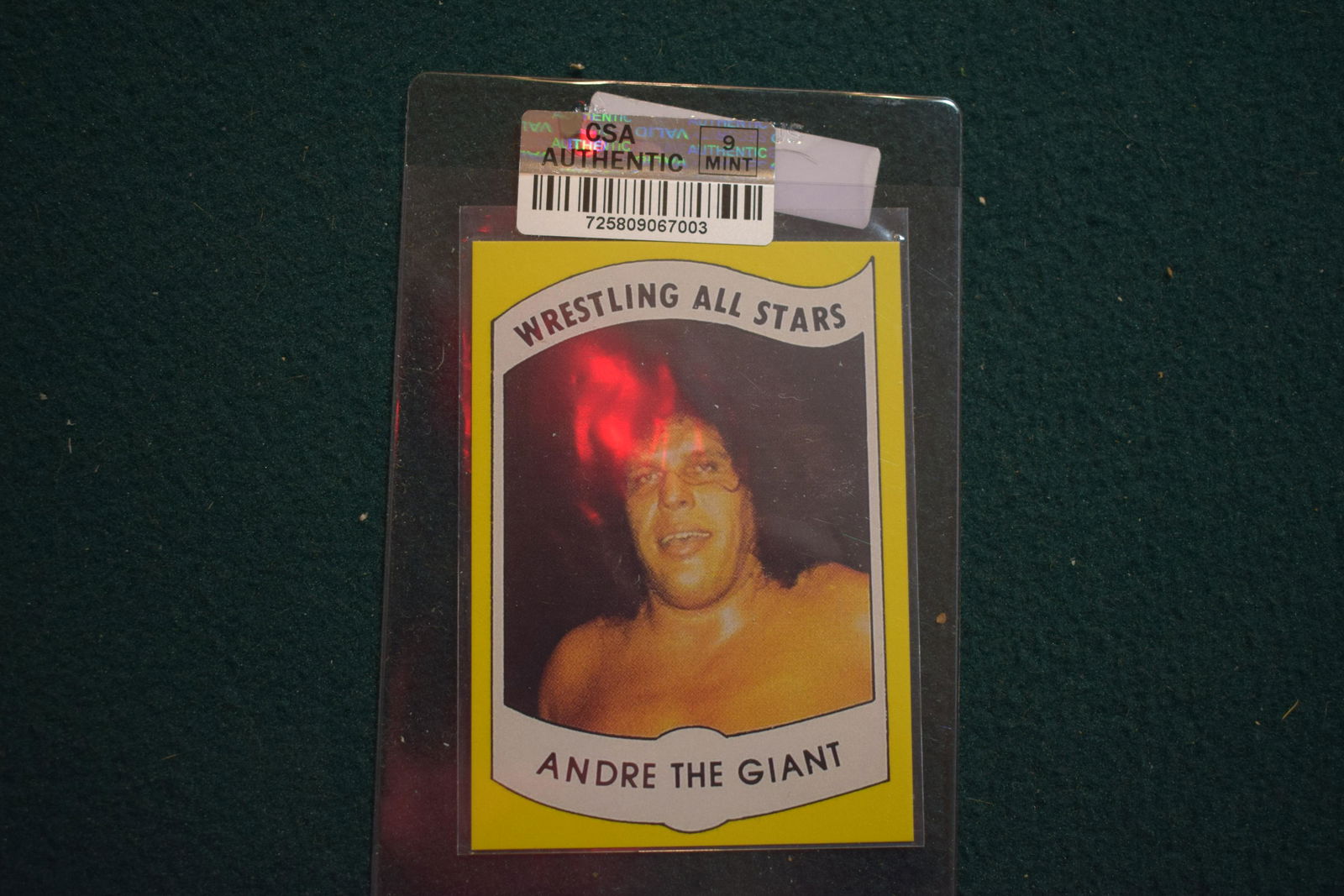 Andre the Giant 1983 Wrestling Stars card  graded 9 Mint (1 of 1)