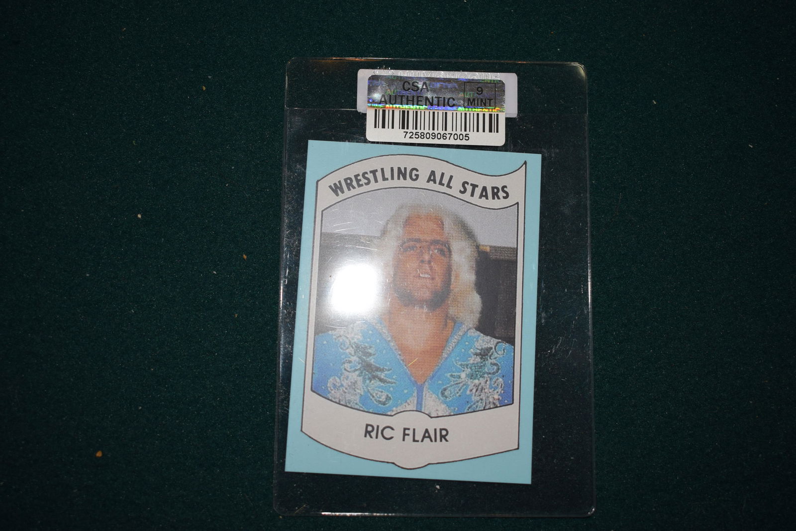 Ric Flair 1983 Wrestling Stars card  graded 9 Mint (1 of 1)