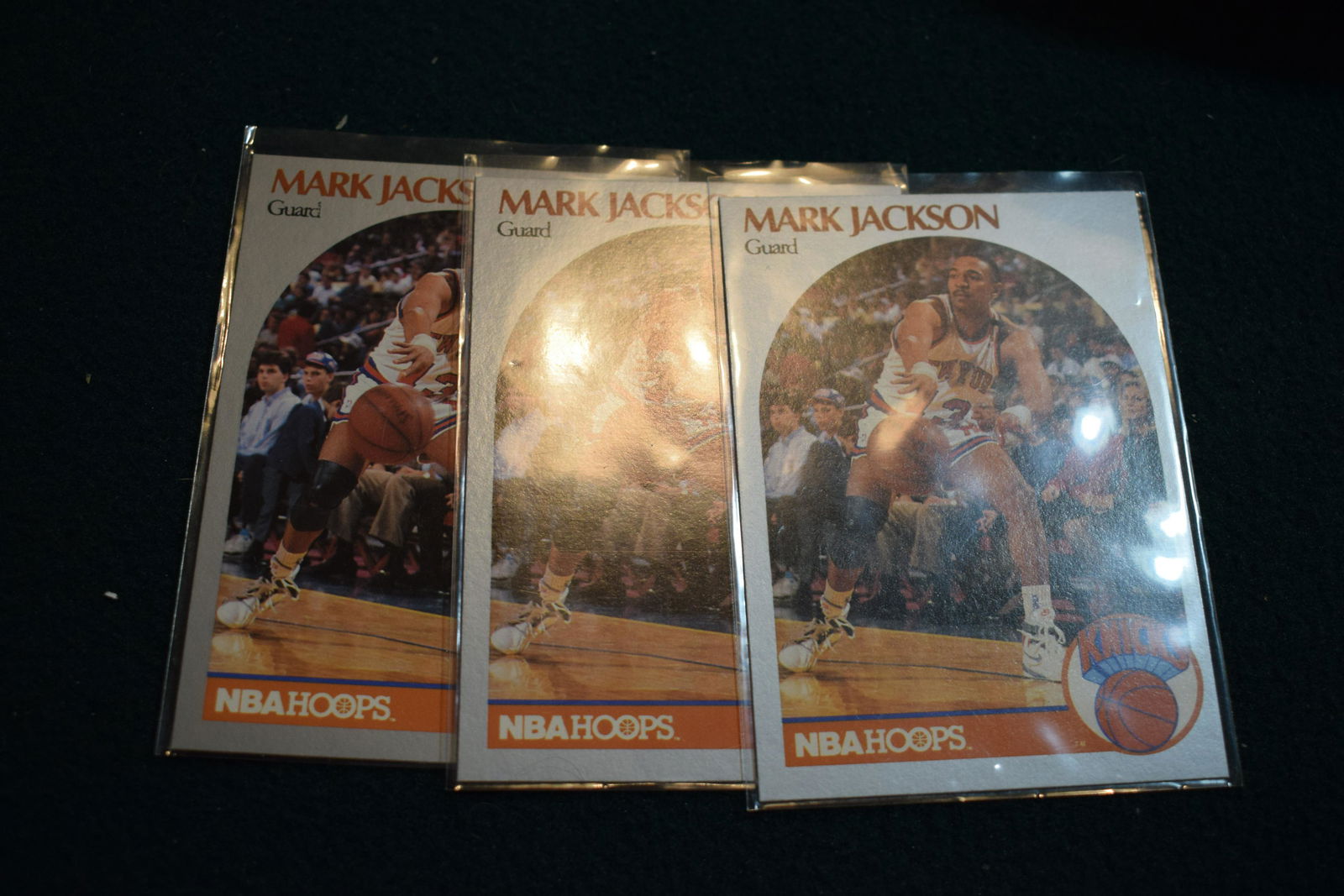 Mark Jackson (Lyle and Kyle Menendez) 1990 Fleer basketball cards x3 (1 of 1)