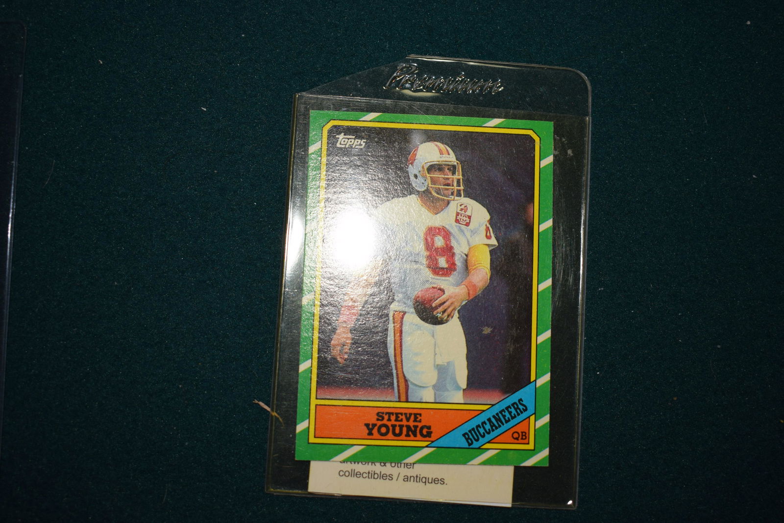1986 Topps #374 NFL Steve Young rookie card. HOF (1 of 1)