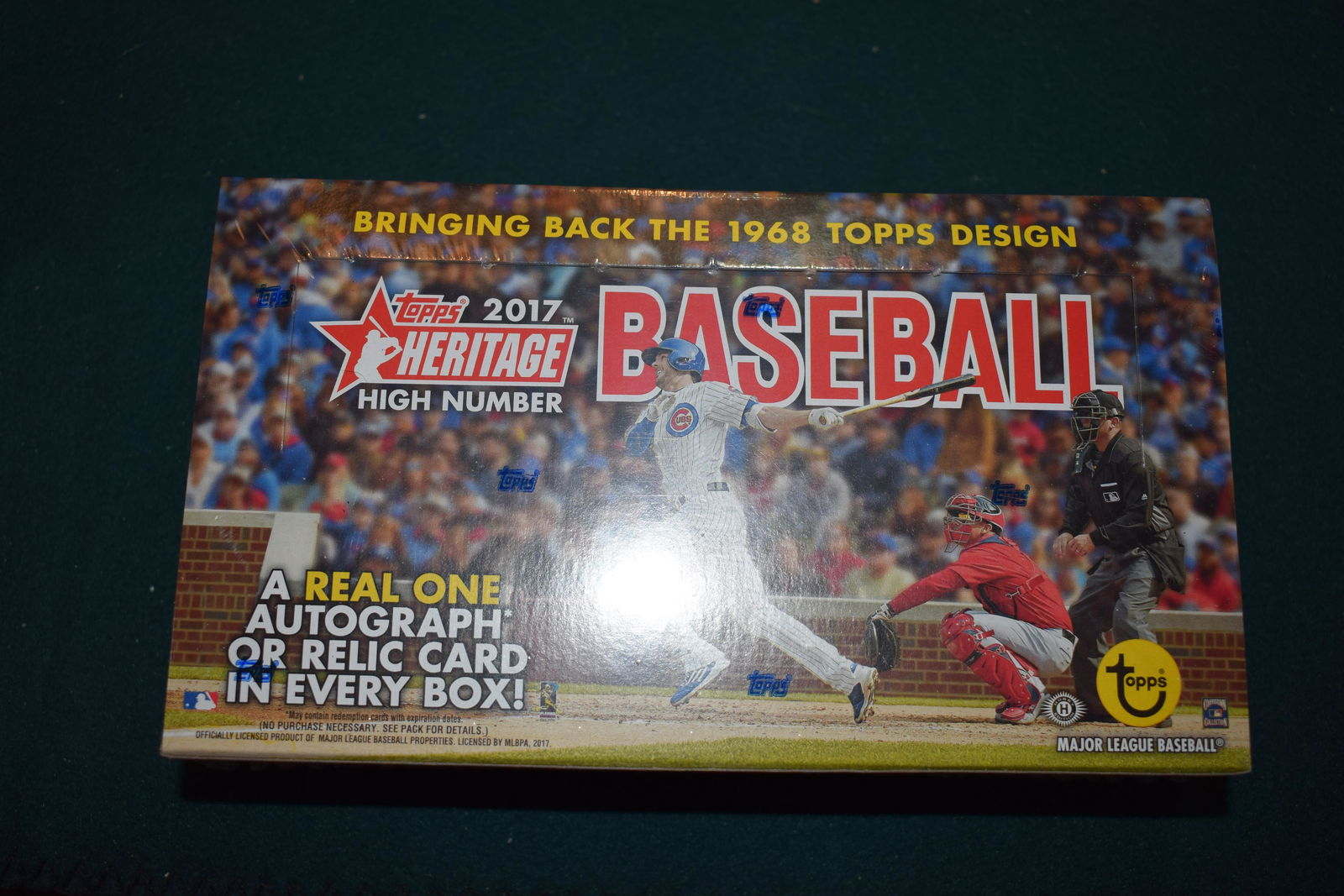 2017 Topps Heritage baseball HIGH number pack box, sealed (1 of 1)