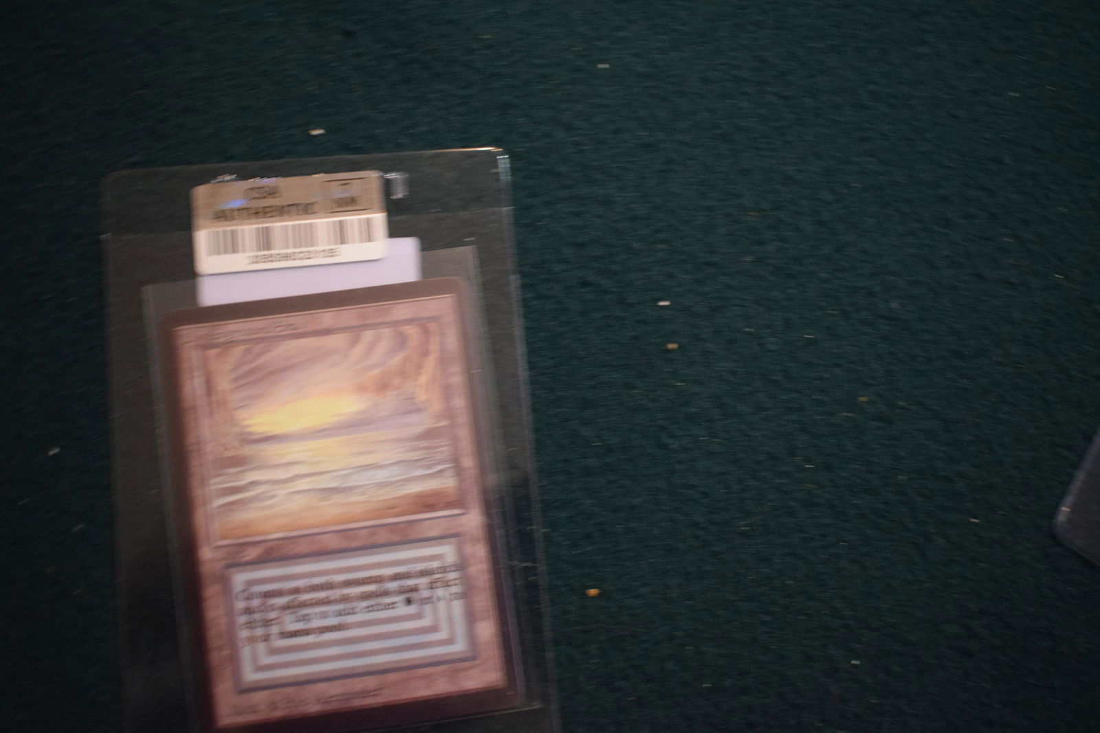 MTG: Beta Underground Sea Magic the Gathering card DUAL LAND. Graded 7 (1 of 2)