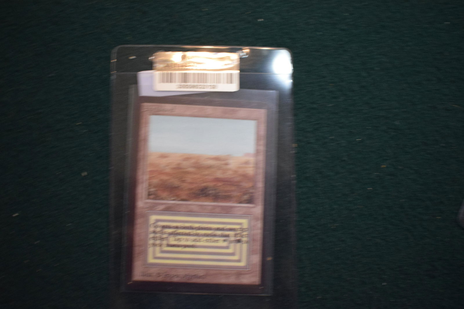 MTG: Beta Scrubland Magic the Gathering card DUAL LAND. Graded 7 (1 of 2)