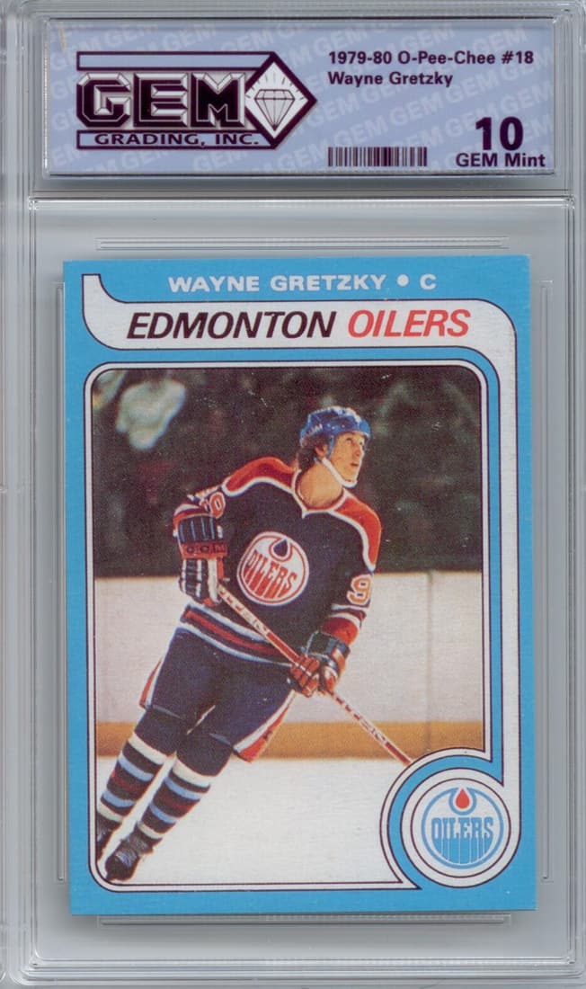 1979-80 OPC Wayne Gretzky rookie #18 graded GEM MINT 10 (1 of 2)