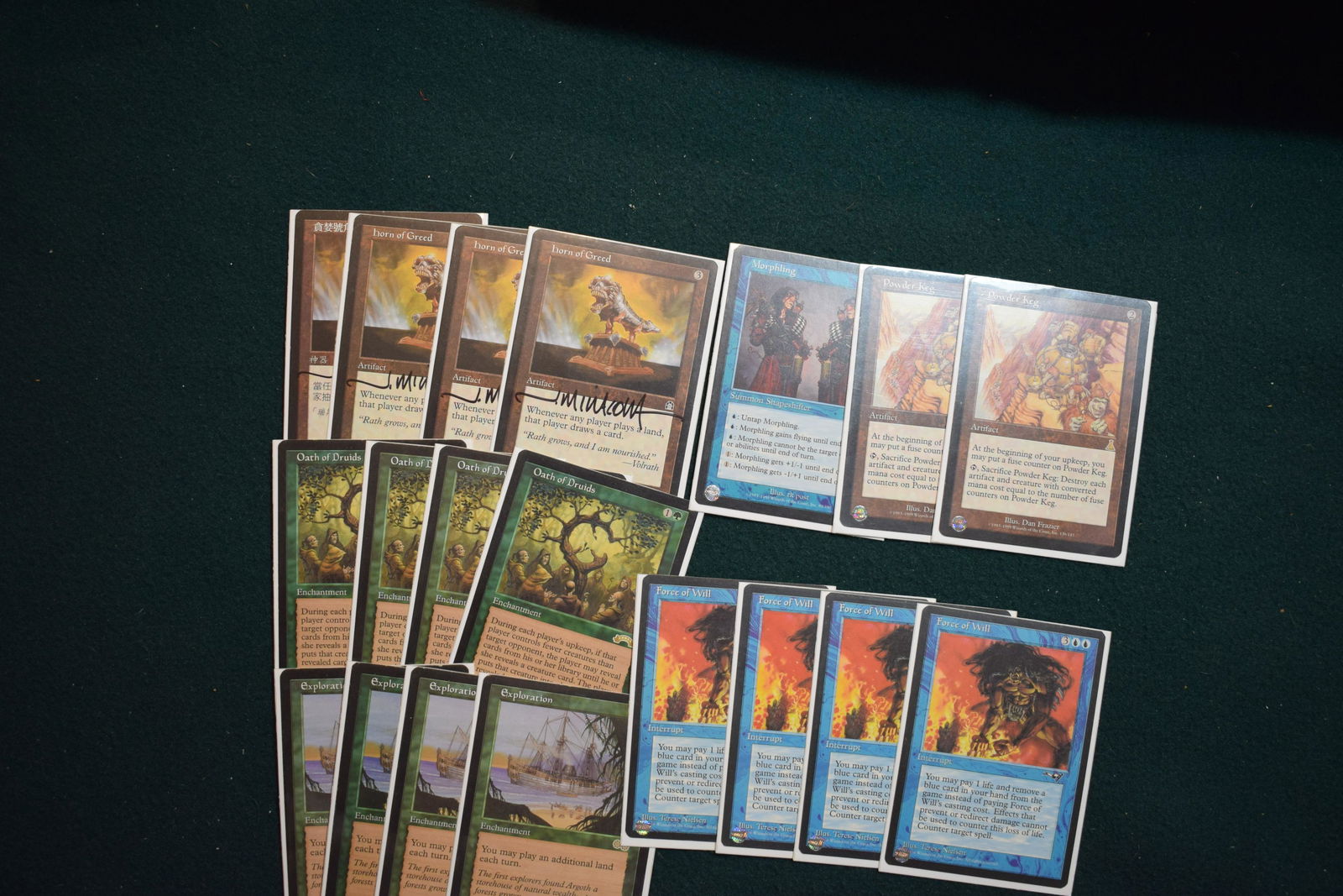 Vintage Magic the Gathering Oath of Druids tournament deck, with high dollar cards!! (1 of 3)