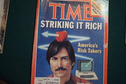 Steve Jobs signed TIME magazine cover (1 of 2)