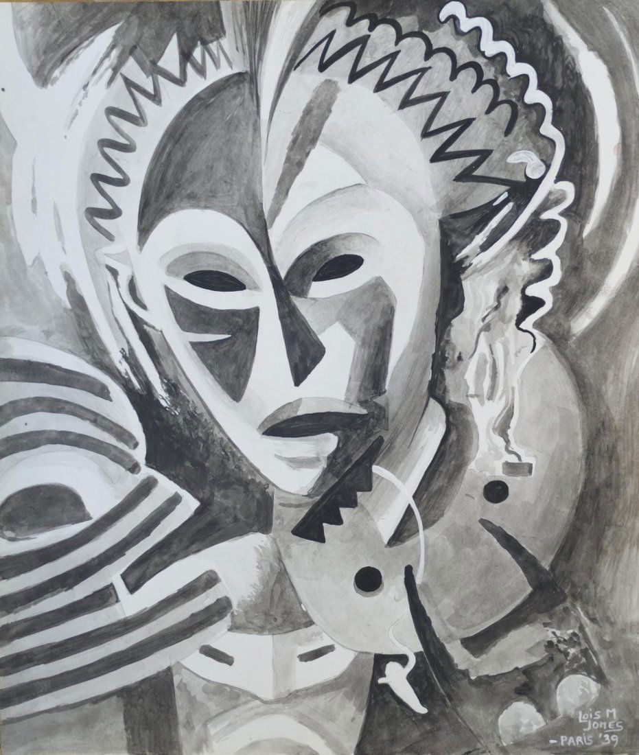 Lois Mailou Jones (1905 - 1998) Drawing, Style of (1 of 2)