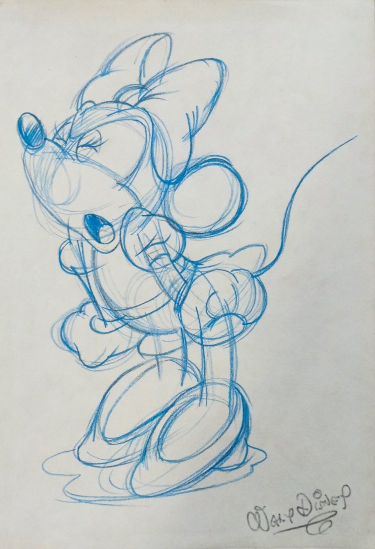 Walt Disney -Minnie Hand Draw (1 of 2)