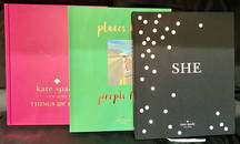 KATE SPADE VIVIDLY COLORED AND BEAUTIFUL READS HARD COVER COFFEE TABLE BOOKS