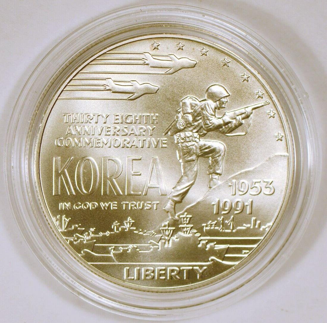 Commemorative Silver Dollar Korean Medal Coin Retro (1 of 5)