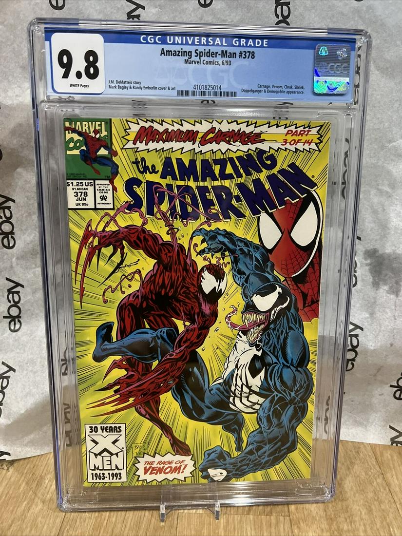 Comics Card Vintage Amazing Spider-Man Venom 9.8 (1 of 3)