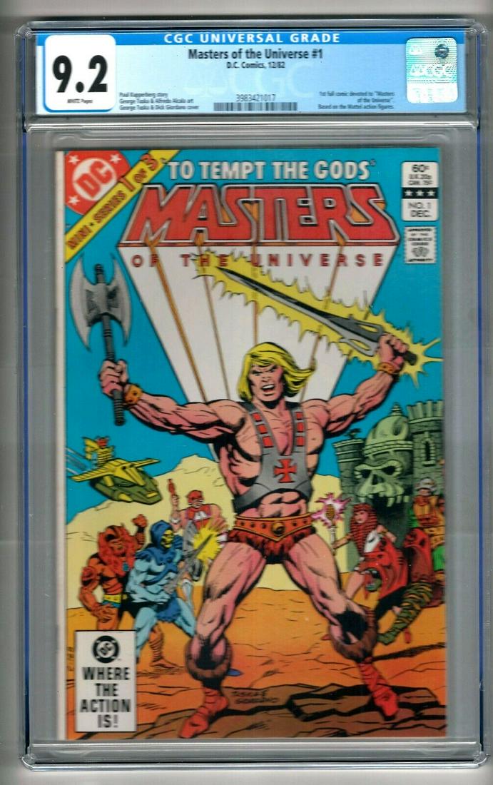 Retro Comic Book Card Masters of the Iniverse Tuska (1 of 2)