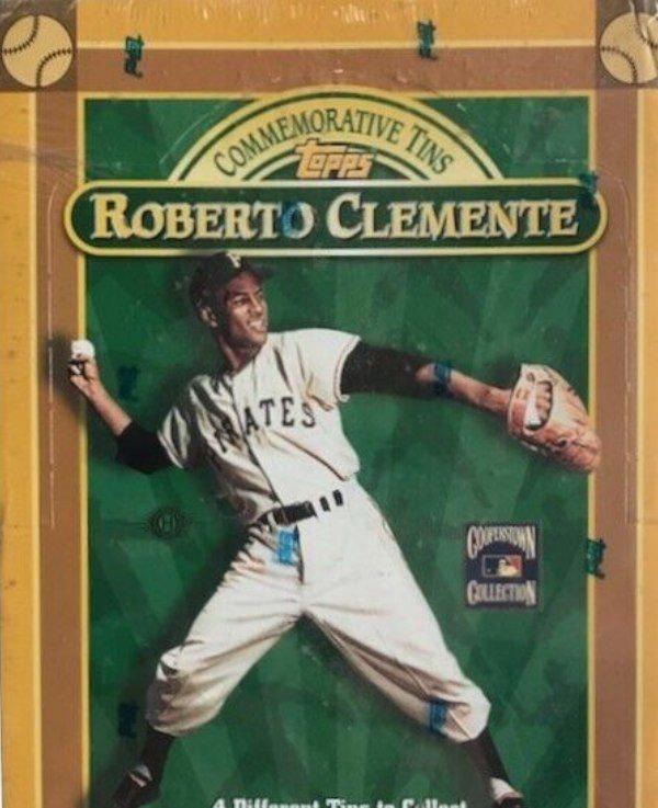 Vintage Sports Box With Player Roberto Clemente Cards (1 of 2)