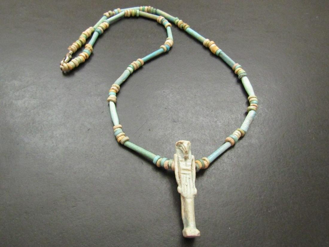 Ancient Locket Totem Beads Necklace Rarity Mummy (1 of 3)