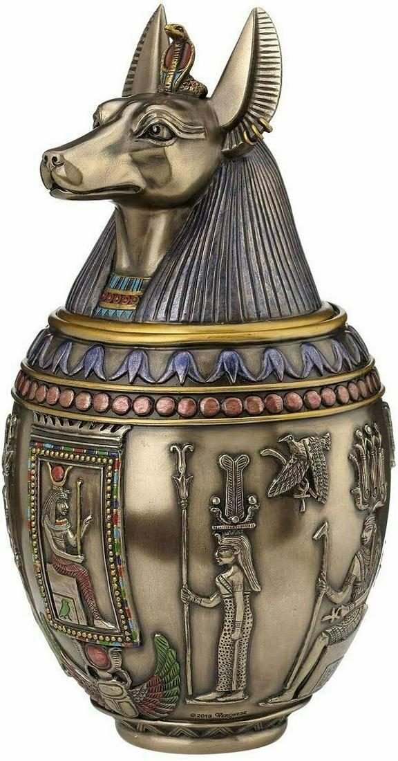 Vintage Antique Vase Figurine Egyptian Dog Collectible (1 of 6)