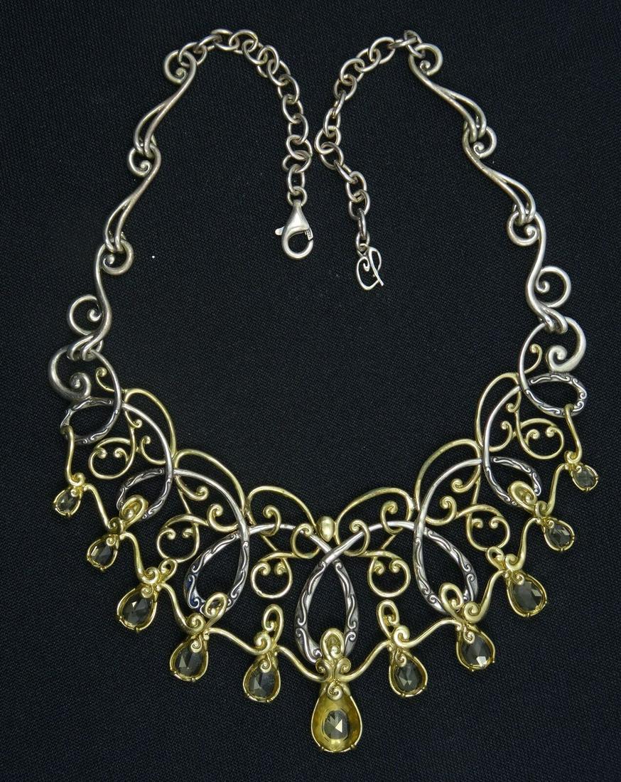Exclusive Vintage Coronation Necklace Sterling Silver (1 of 6)