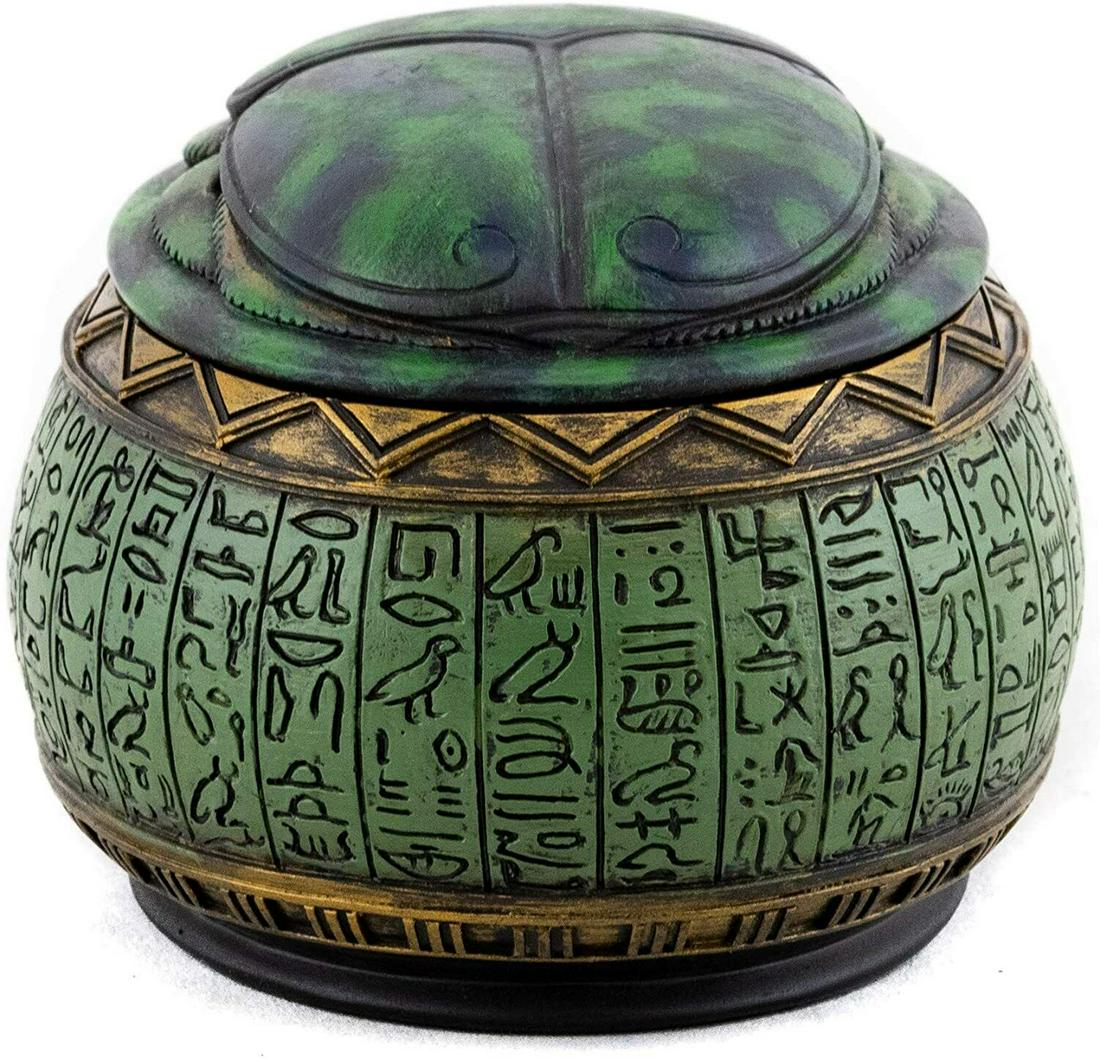 Ancient Egyptian Jewelry Boxes & Trinket Boxes for Sale at Auction