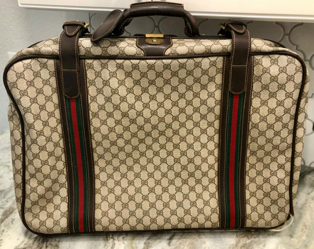 Fashion Gucci Brand Suitcase Luggage Italian Bag Rare (1 of 10)
