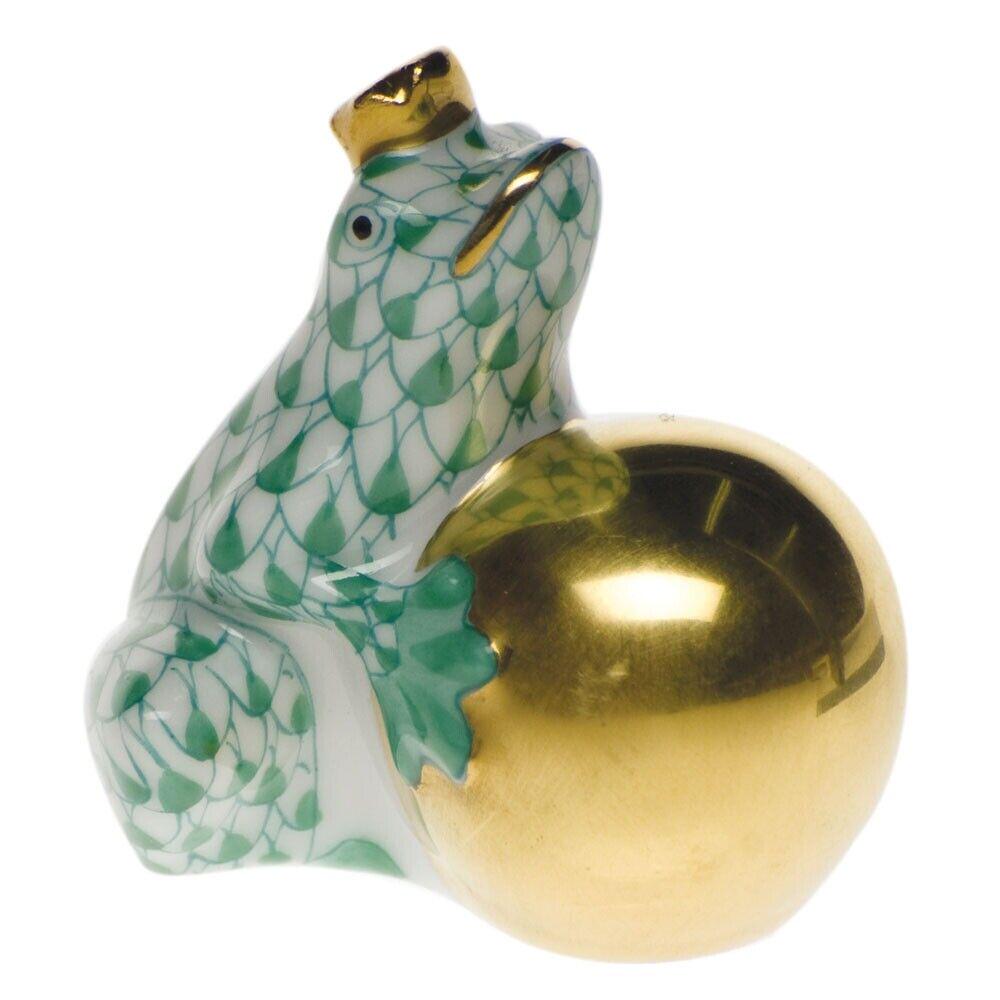Authentic Original Figure Mesh Frog Crown Gold Ball (1 of 1)
