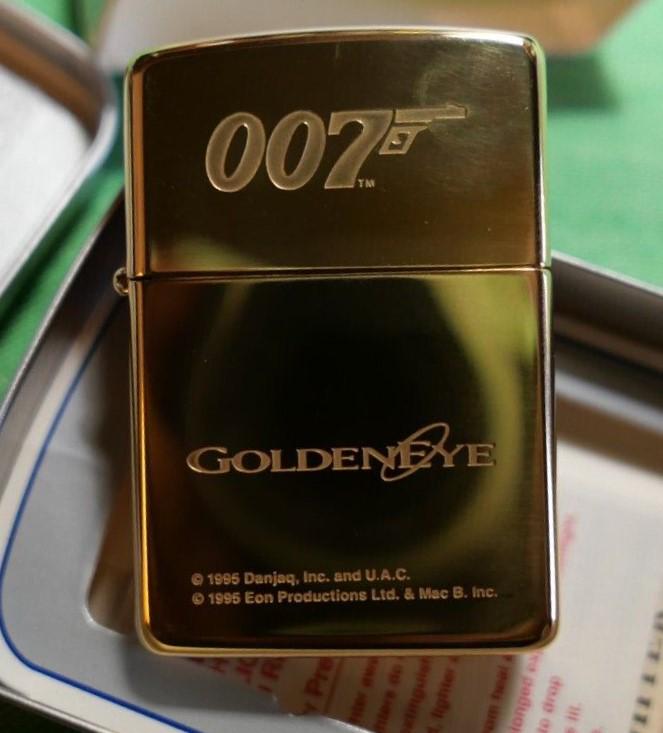 Vintage Collectible James Bond Zippo Lighter Rare (1 of 6)