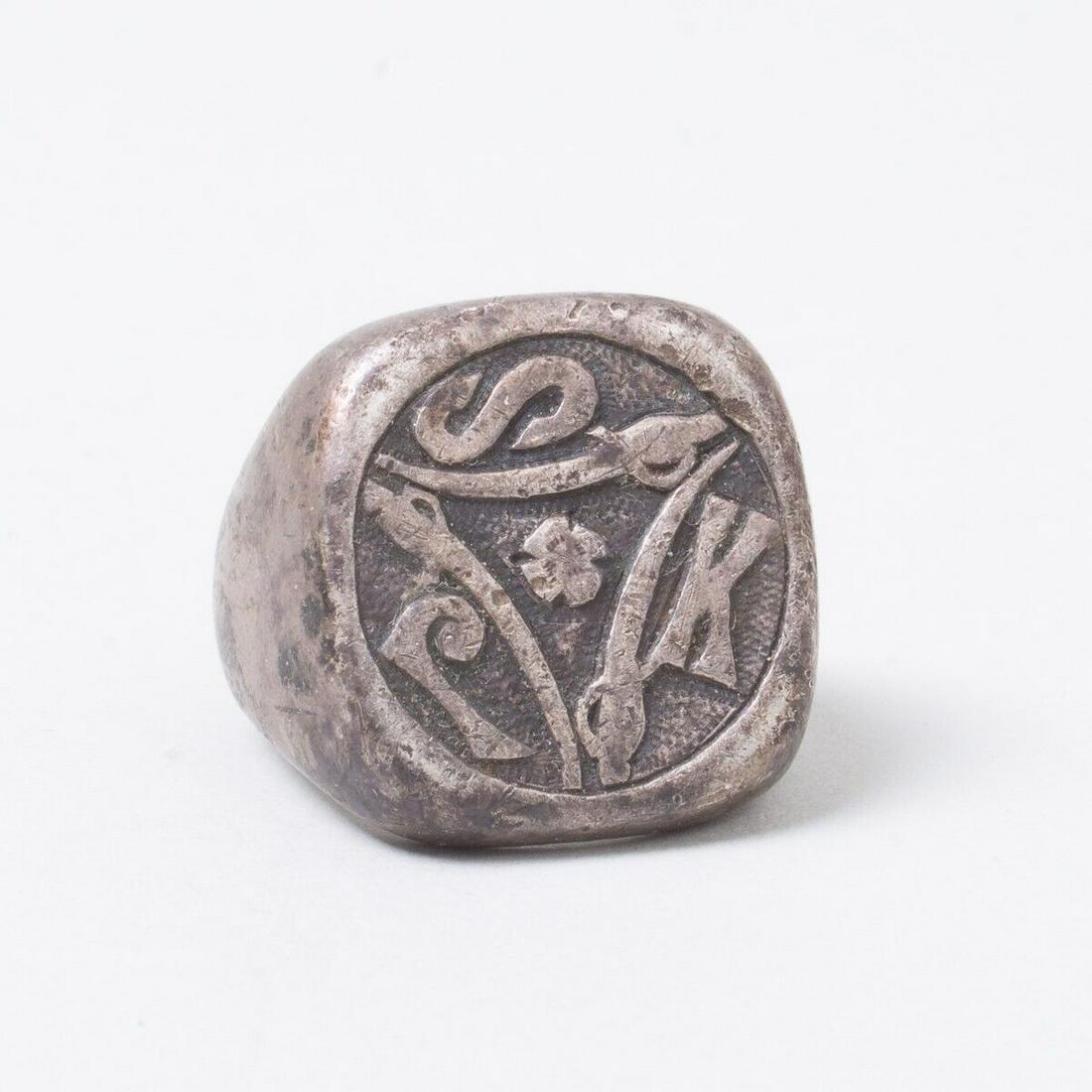 Masonic order ring size 8 Knights of St John silver (1 of 6)