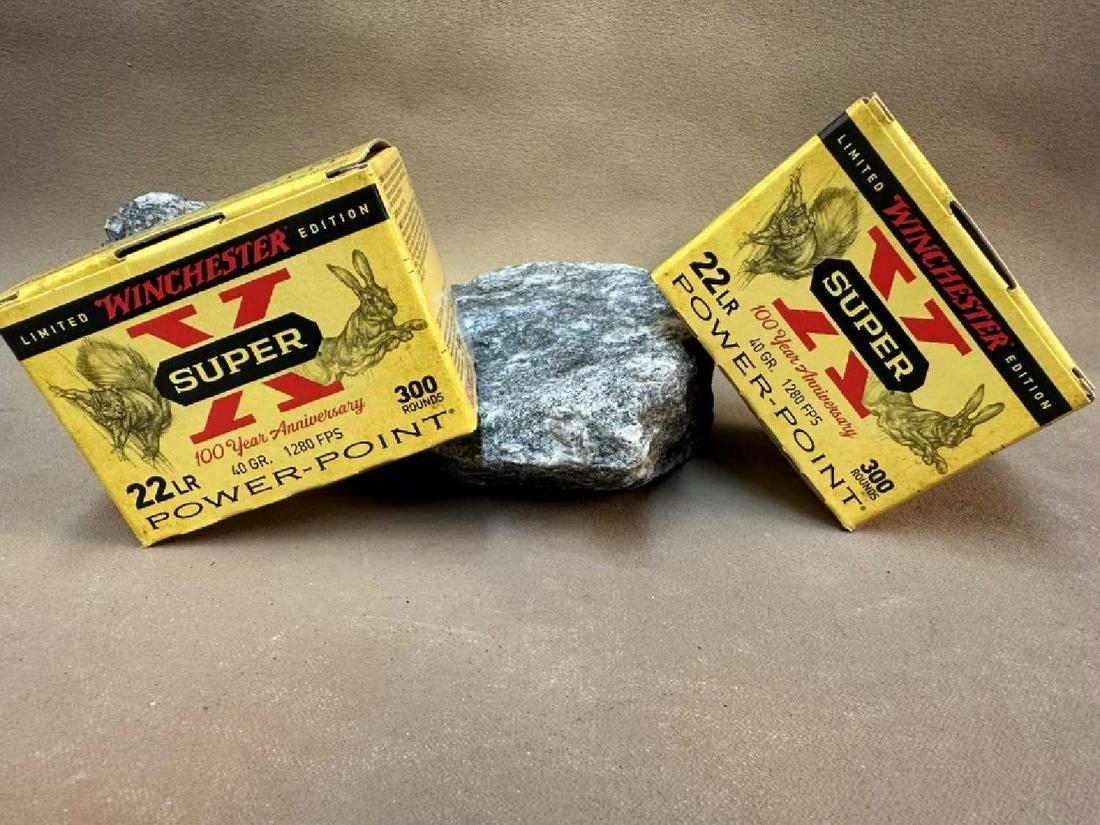 Winchester Super X Limited Edition: 600rds of 40gr Winchester Super X Limited Edition 100 Year Anniversary.